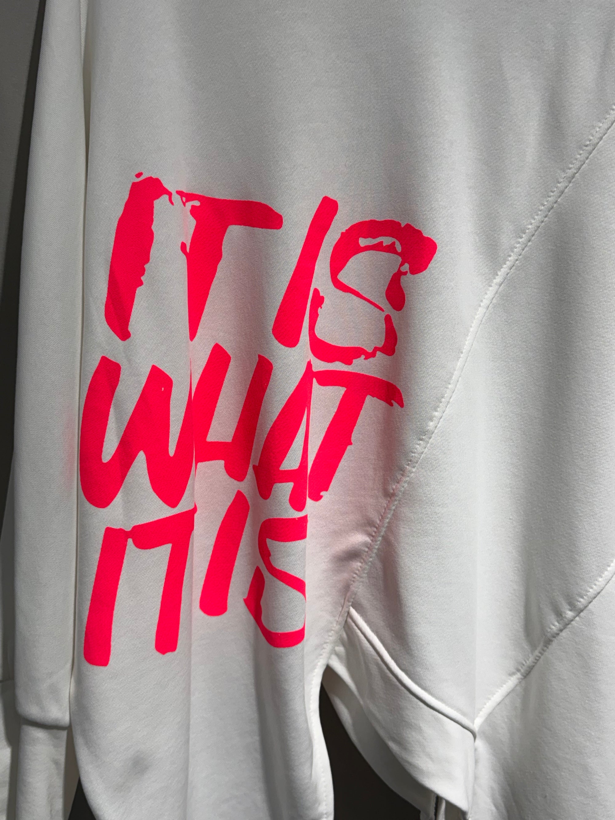 Sweatshirt in Hummelgröße weiß