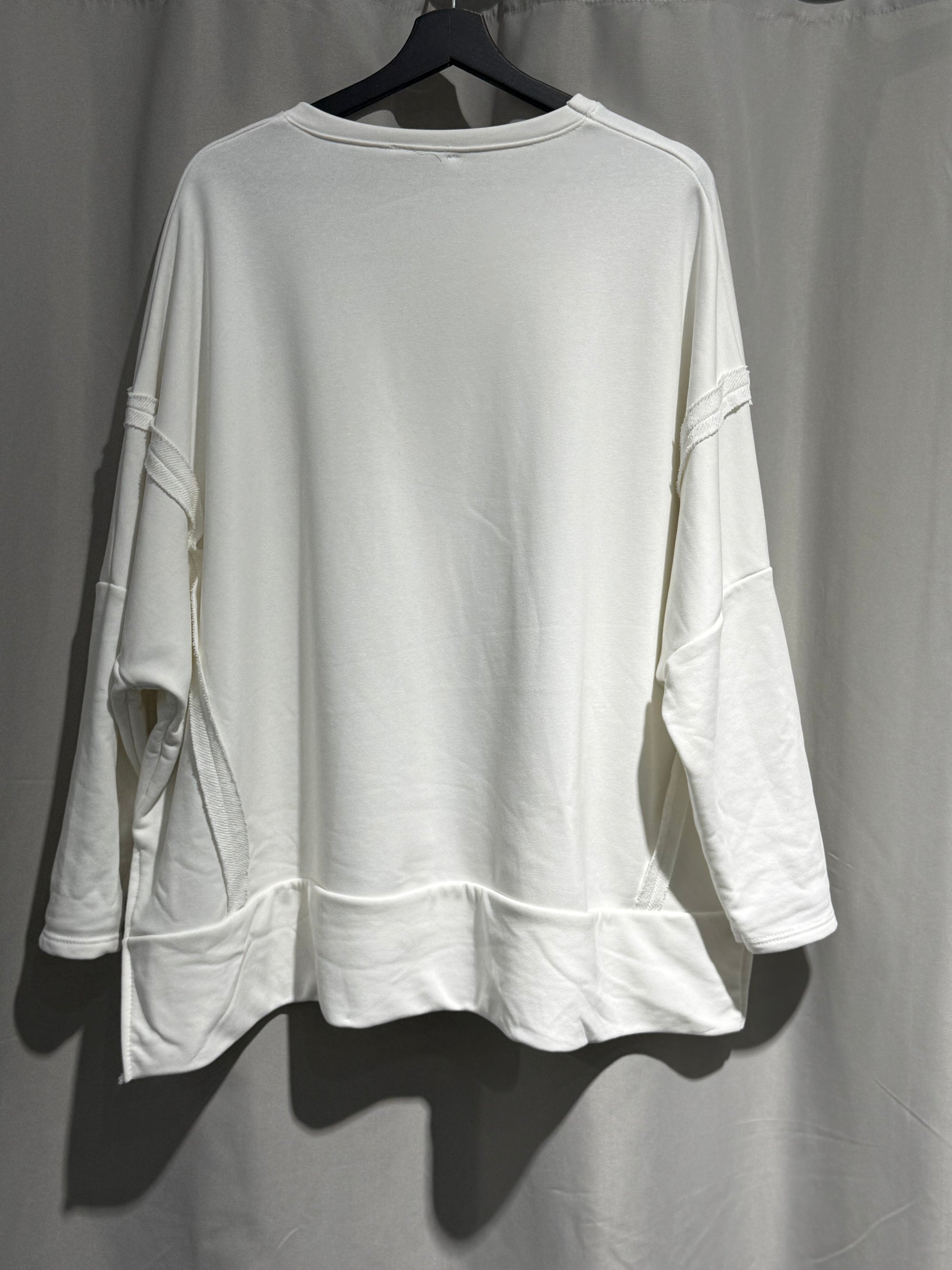 Sweatshirt in Hummelgröße weiß