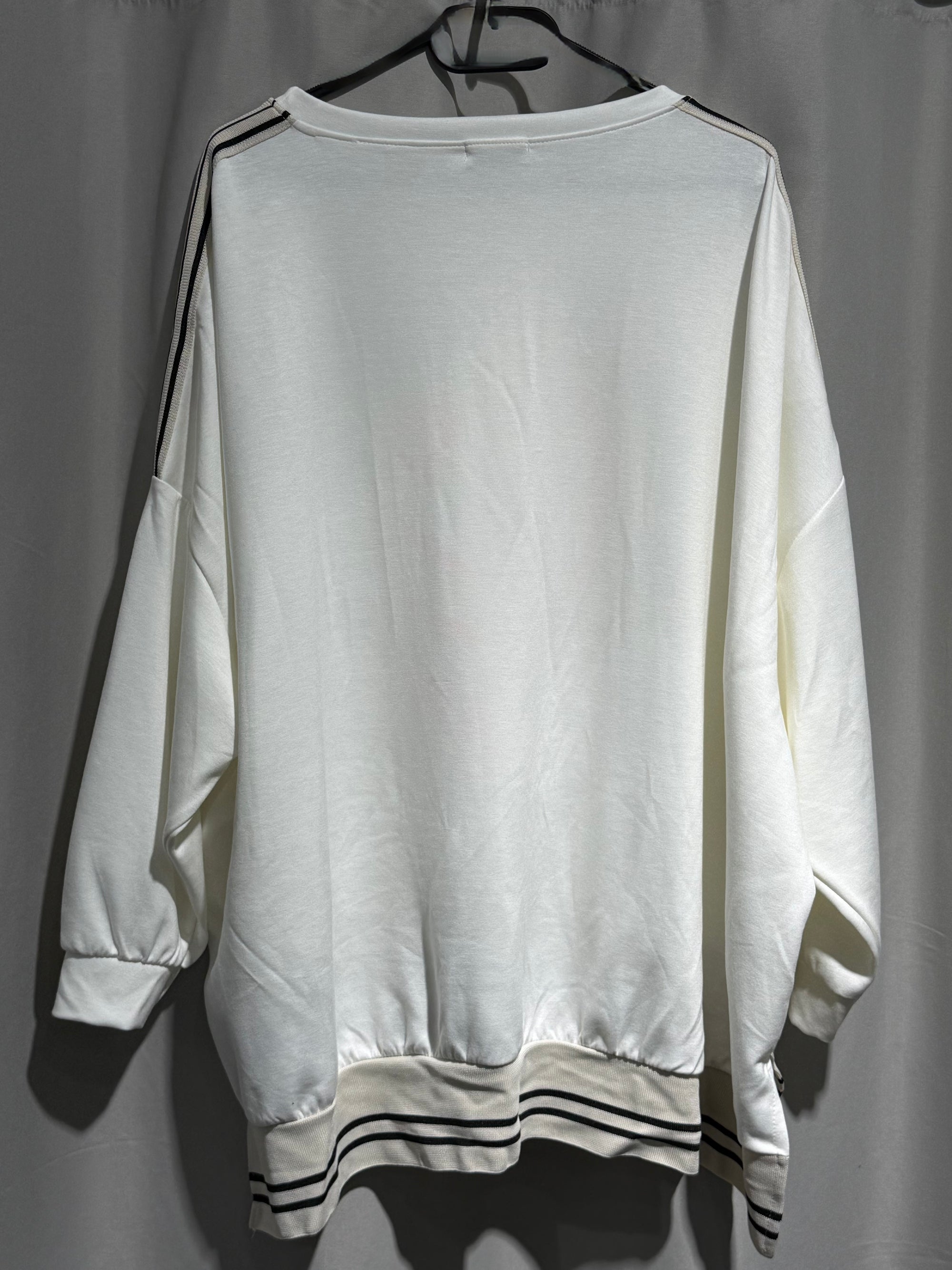 Shirt Big mit Smiley weiß