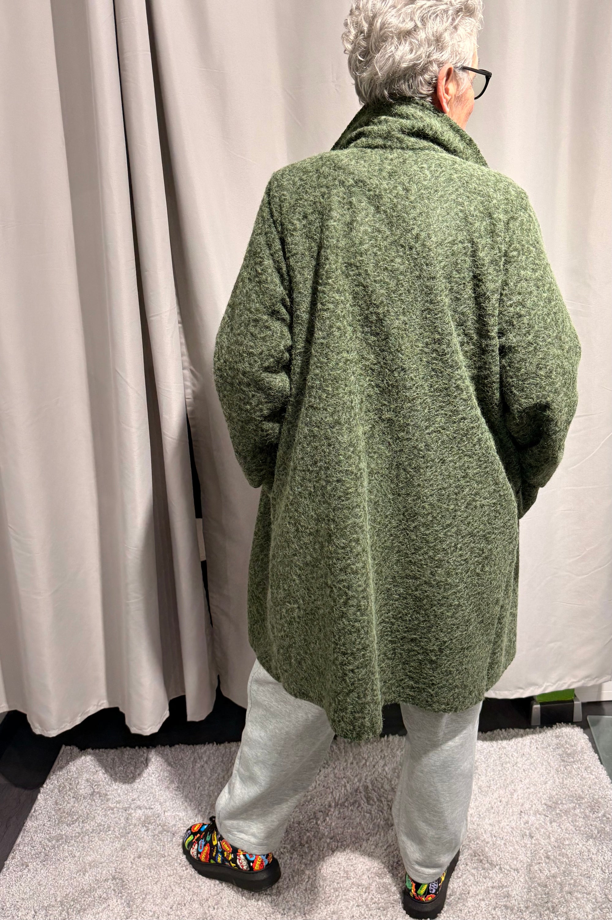 Acci Mantel, gehrock, Blazerjacke Onesize Medium grün