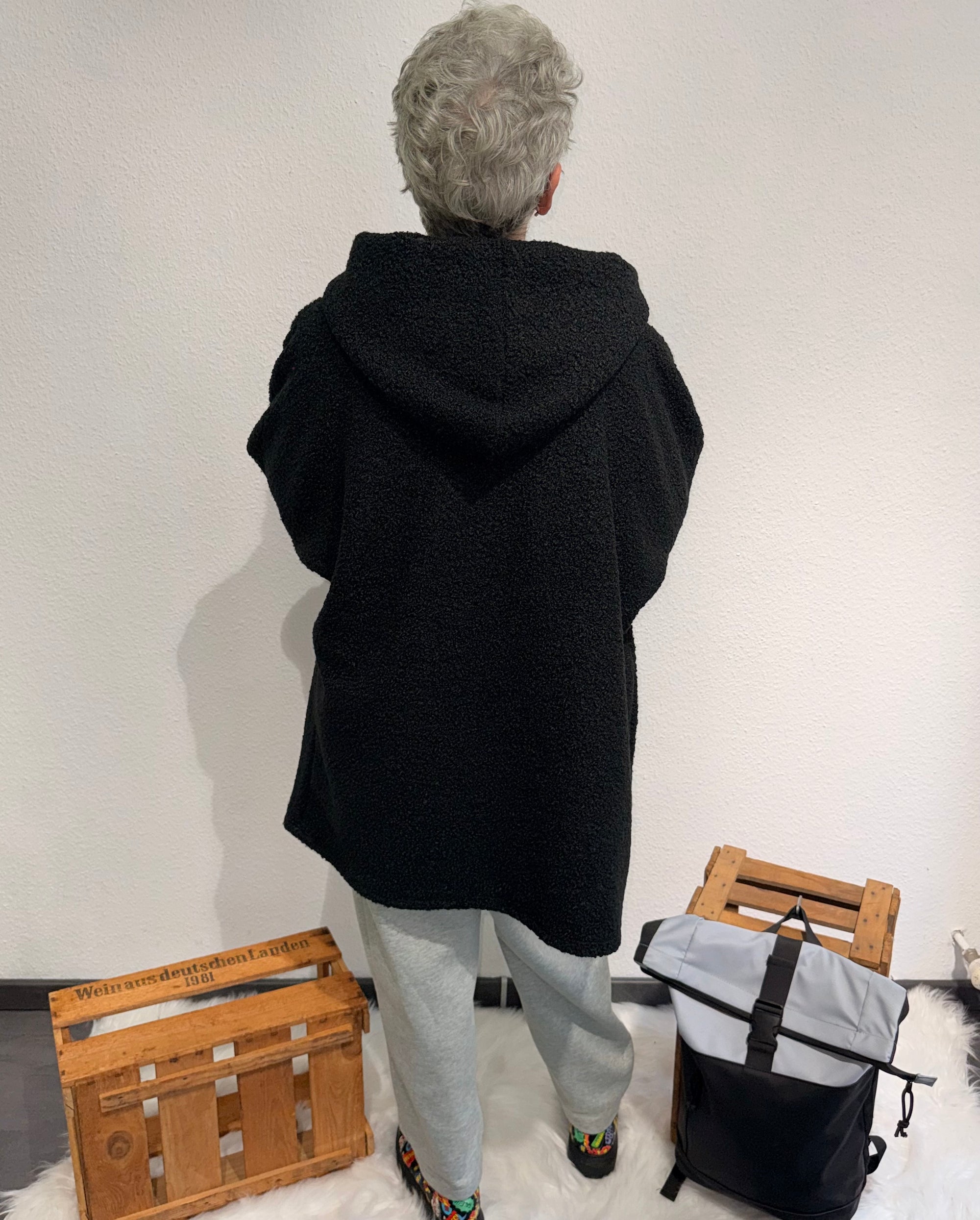 Abo Jacke Onesize schwarz