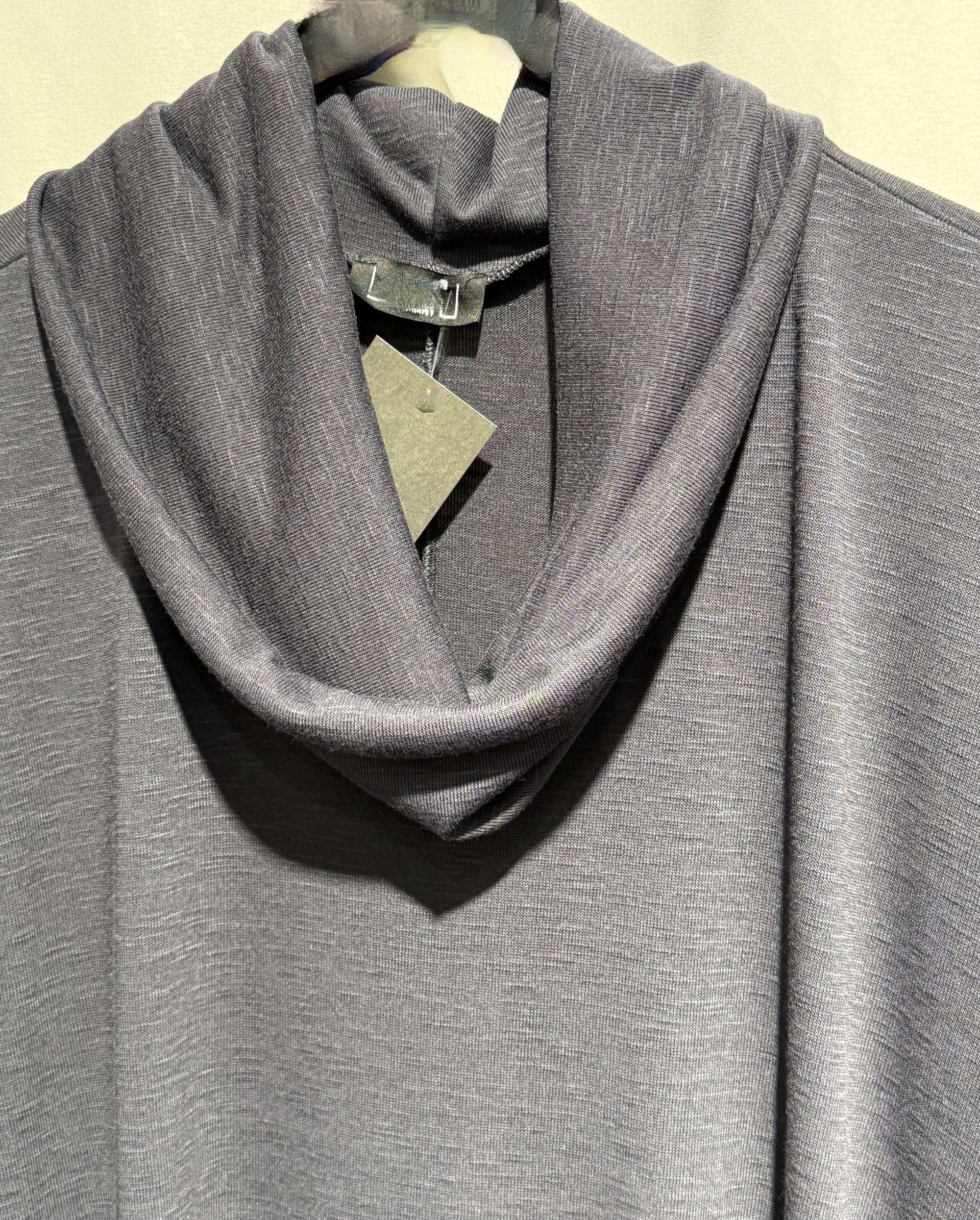 Abele Pullover Fallkragen big grau