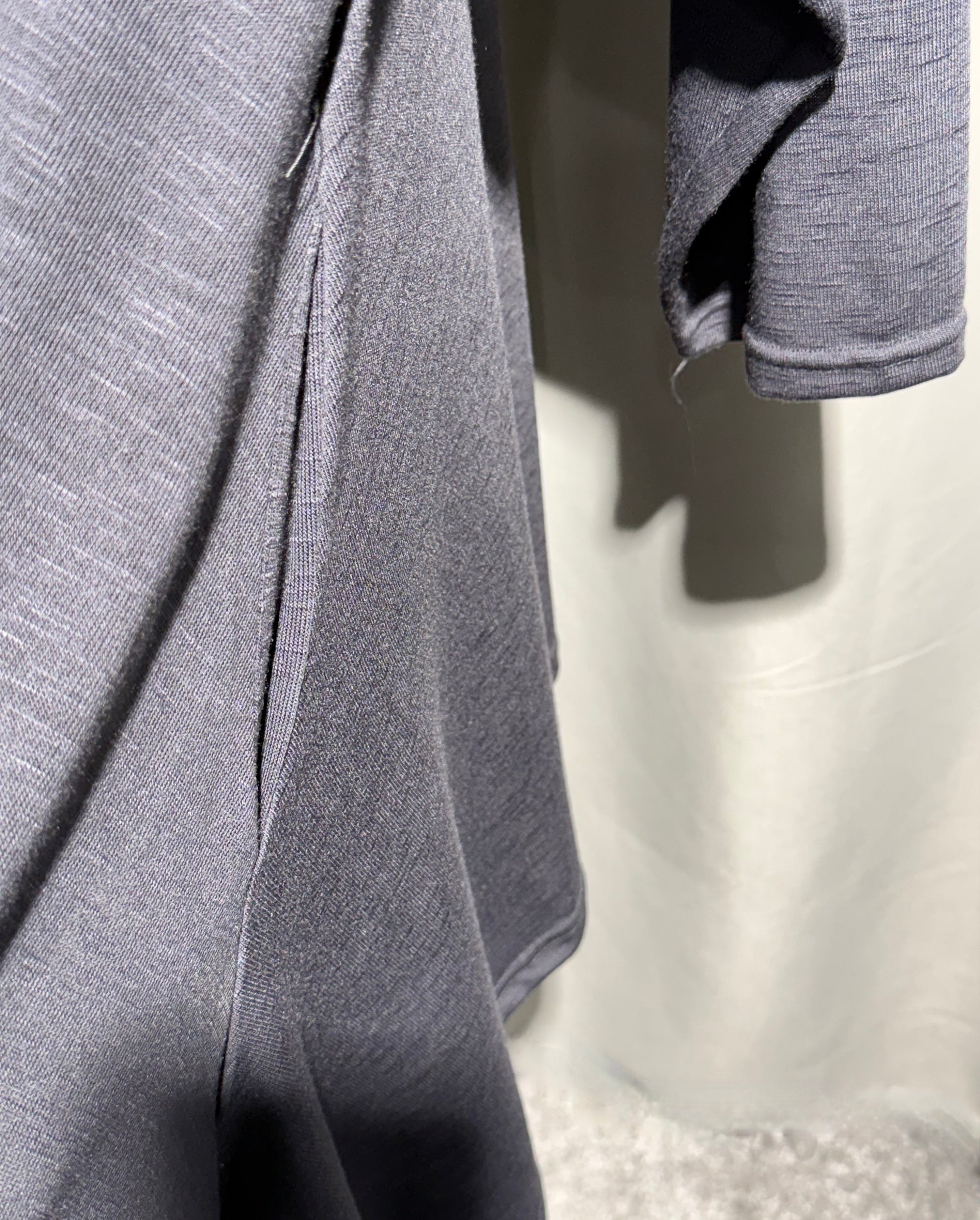 Abele Pullover Fallkragen big grau