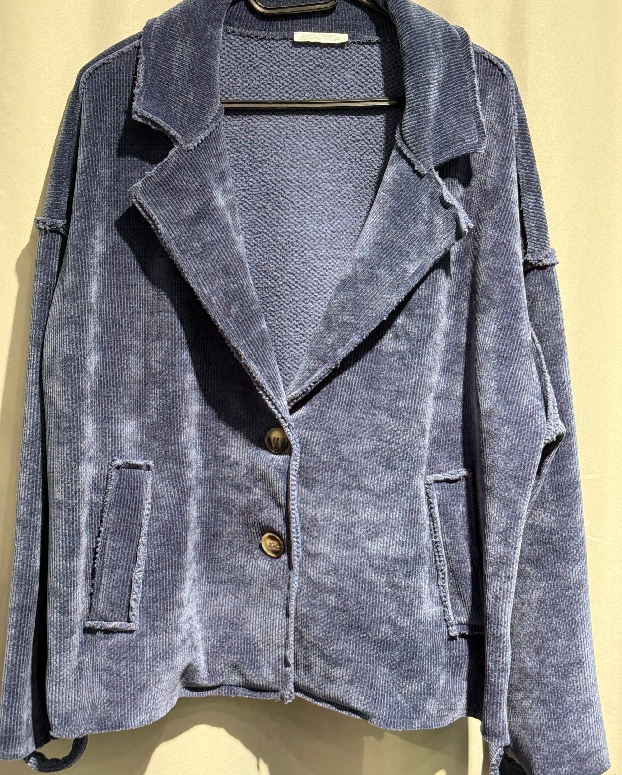 Anni Cordjacke d. blau