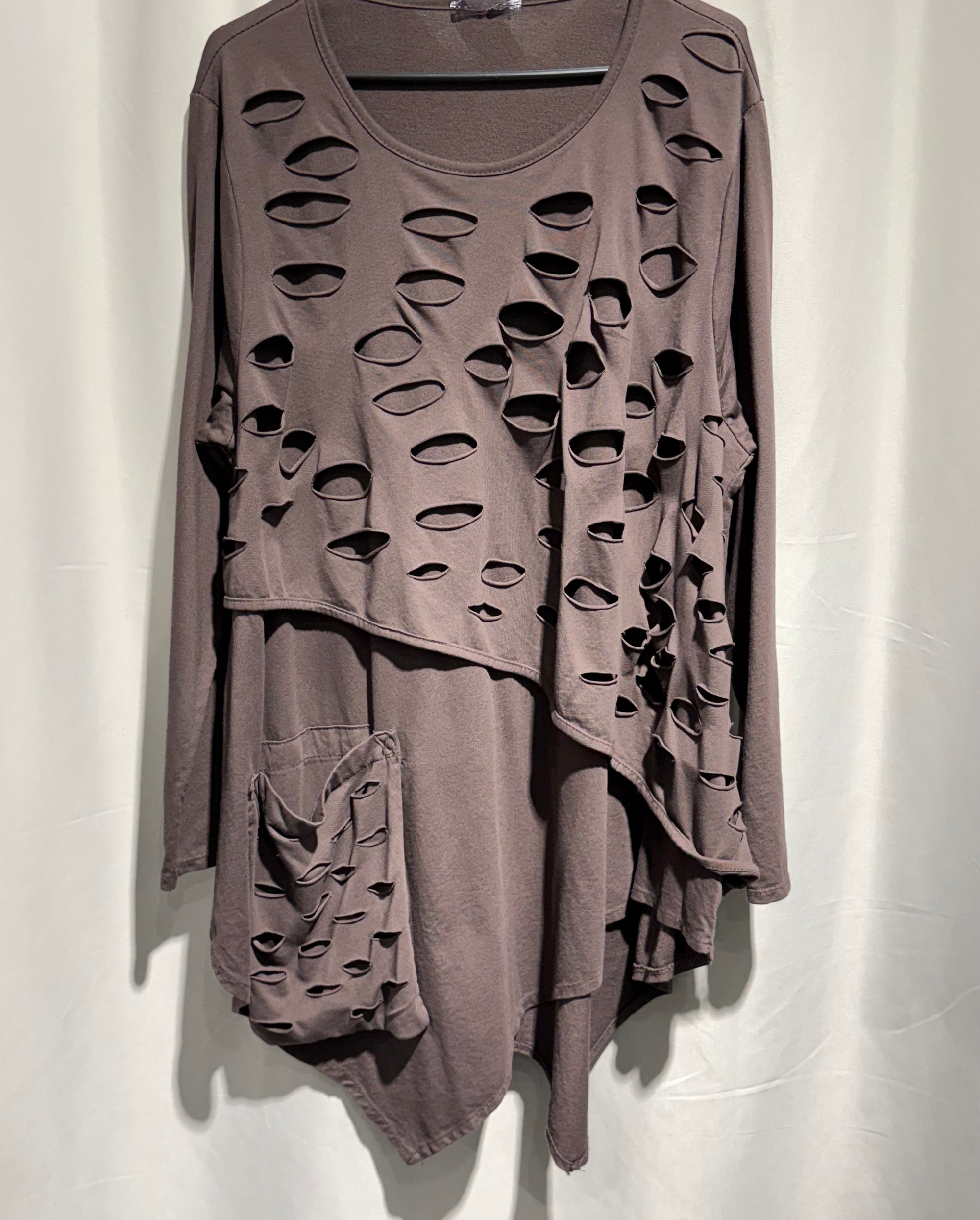 Adele Oberteil Big braun