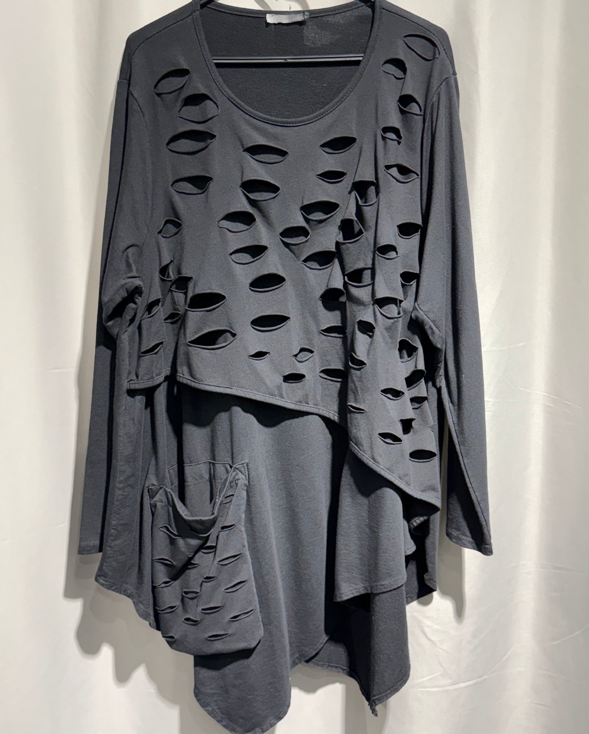 Adele Oberteil Big schwarz